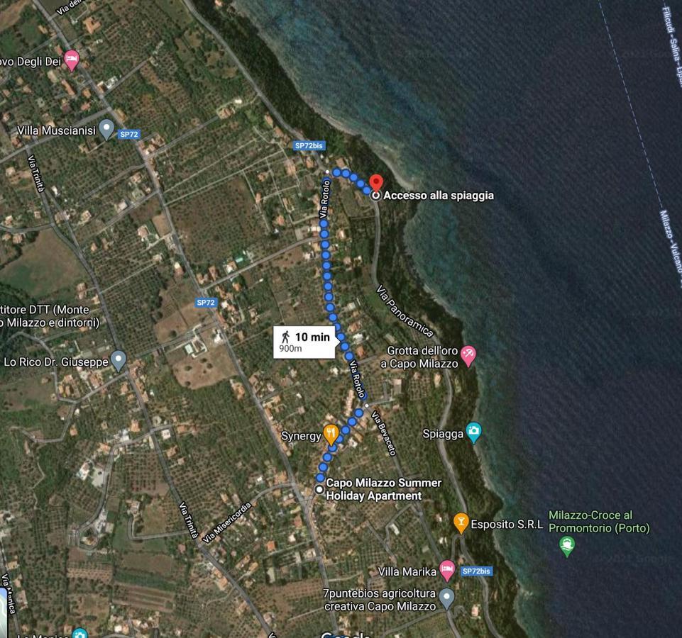 Capo Milazzo Summer Holiday Apartament المظهر الخارجي الصورة